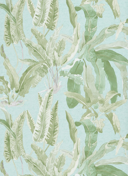 Tapete benmore - Green/ Aqua