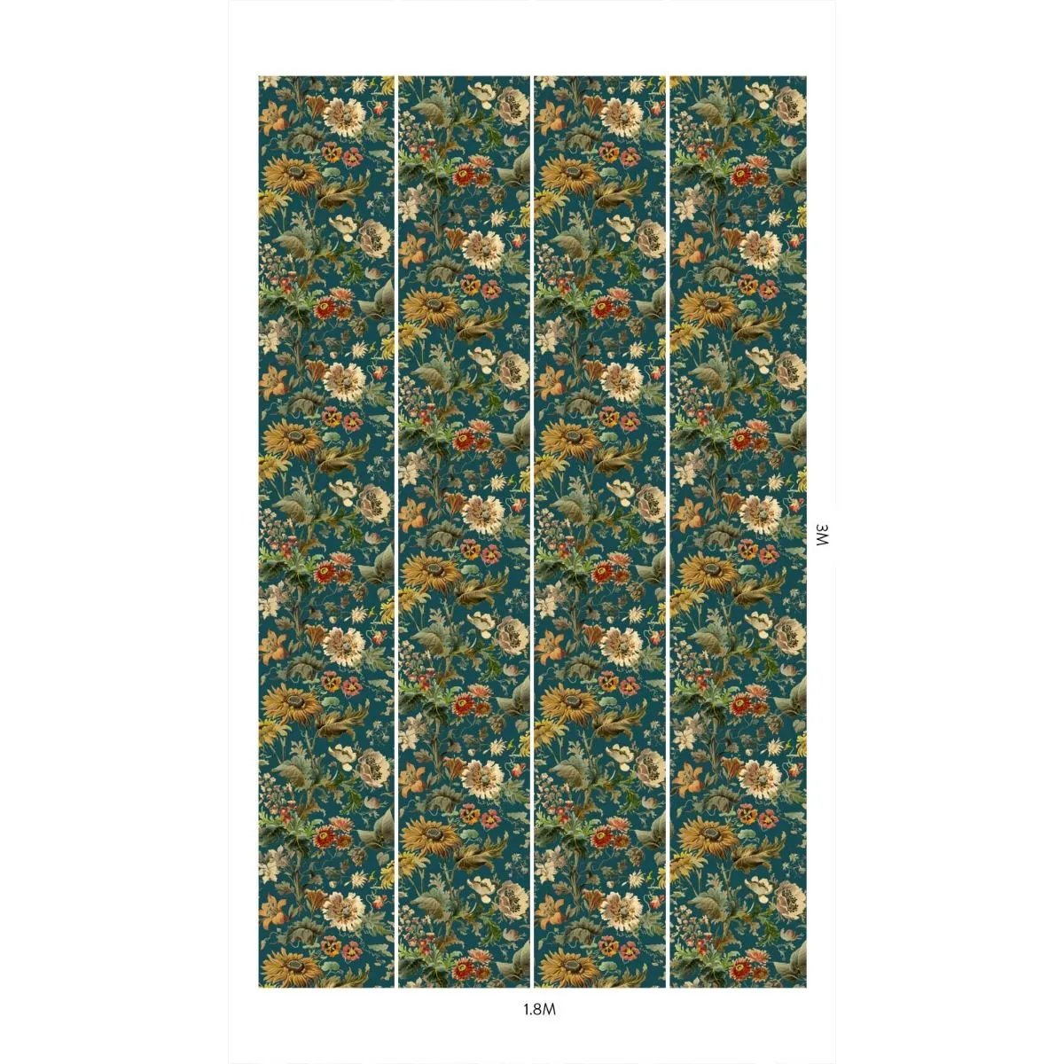 Wandbild Avalon - Petrol