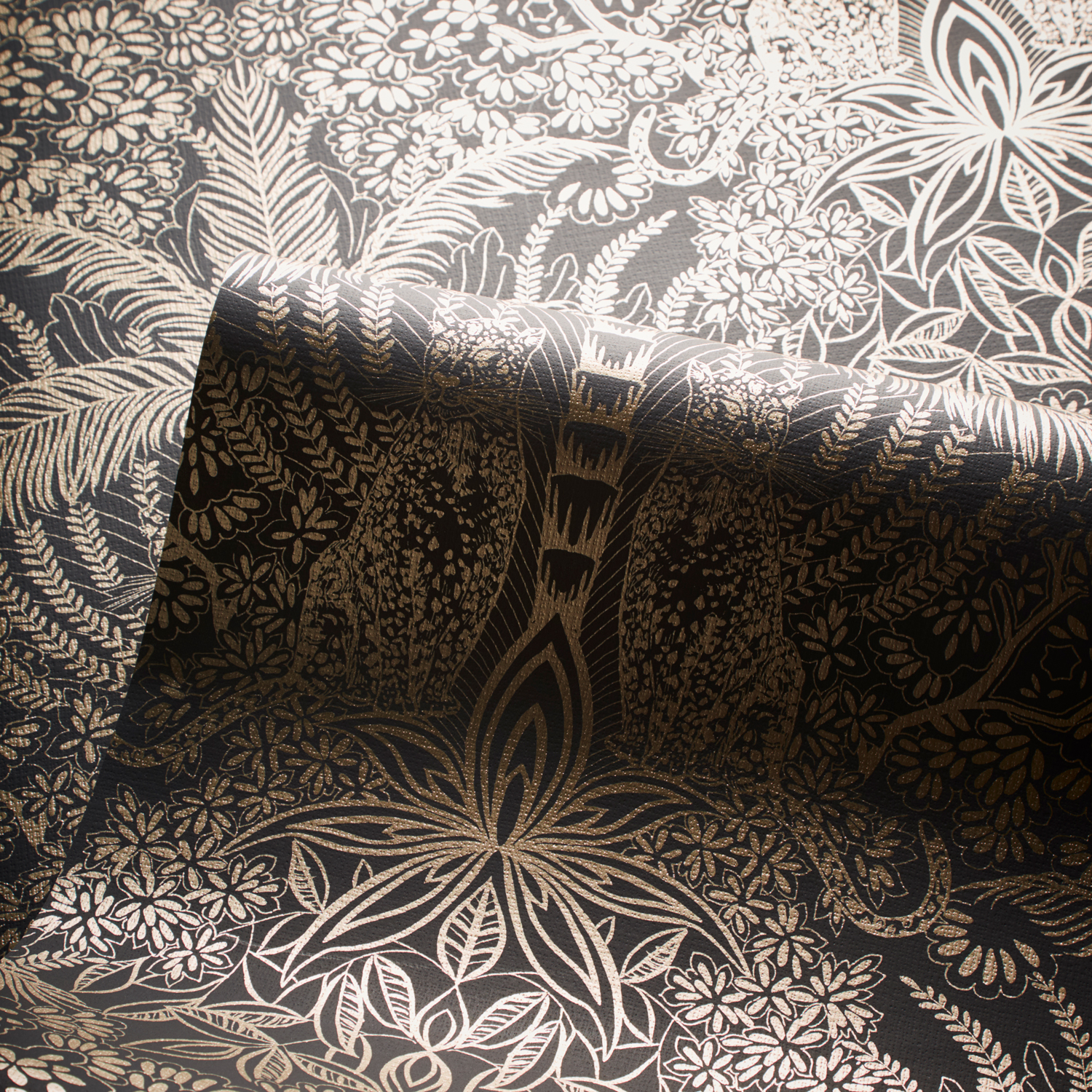 Tapete Leopardo - Antique/ Noir