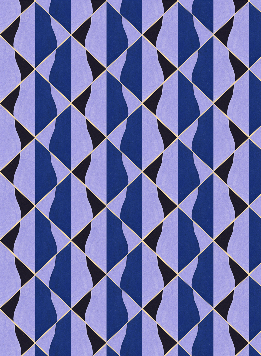Tapete Onde - WP30202