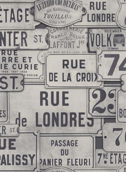 Tapete Street Signs - WP20035