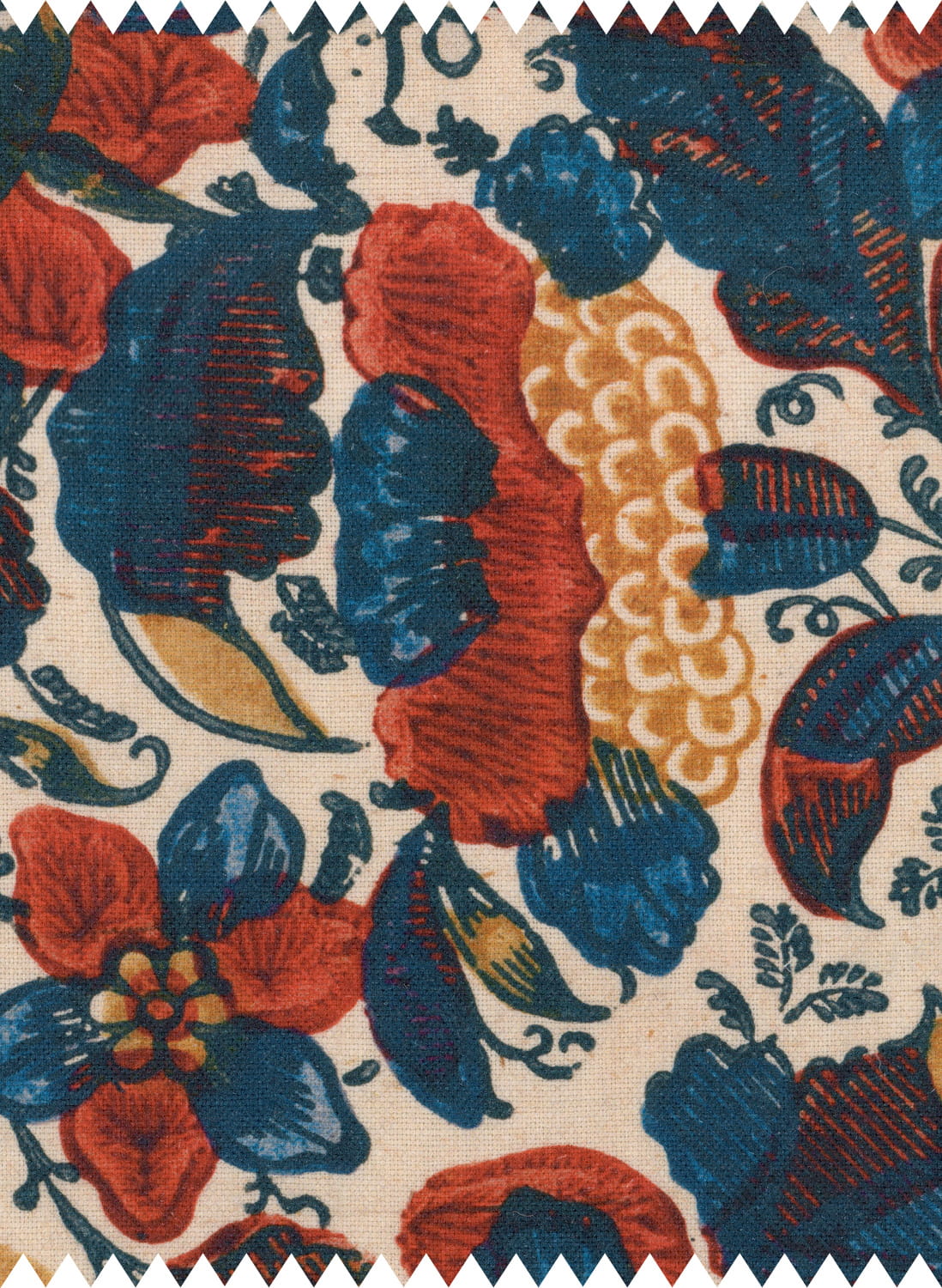 Fabric Remondini Floral - Linen