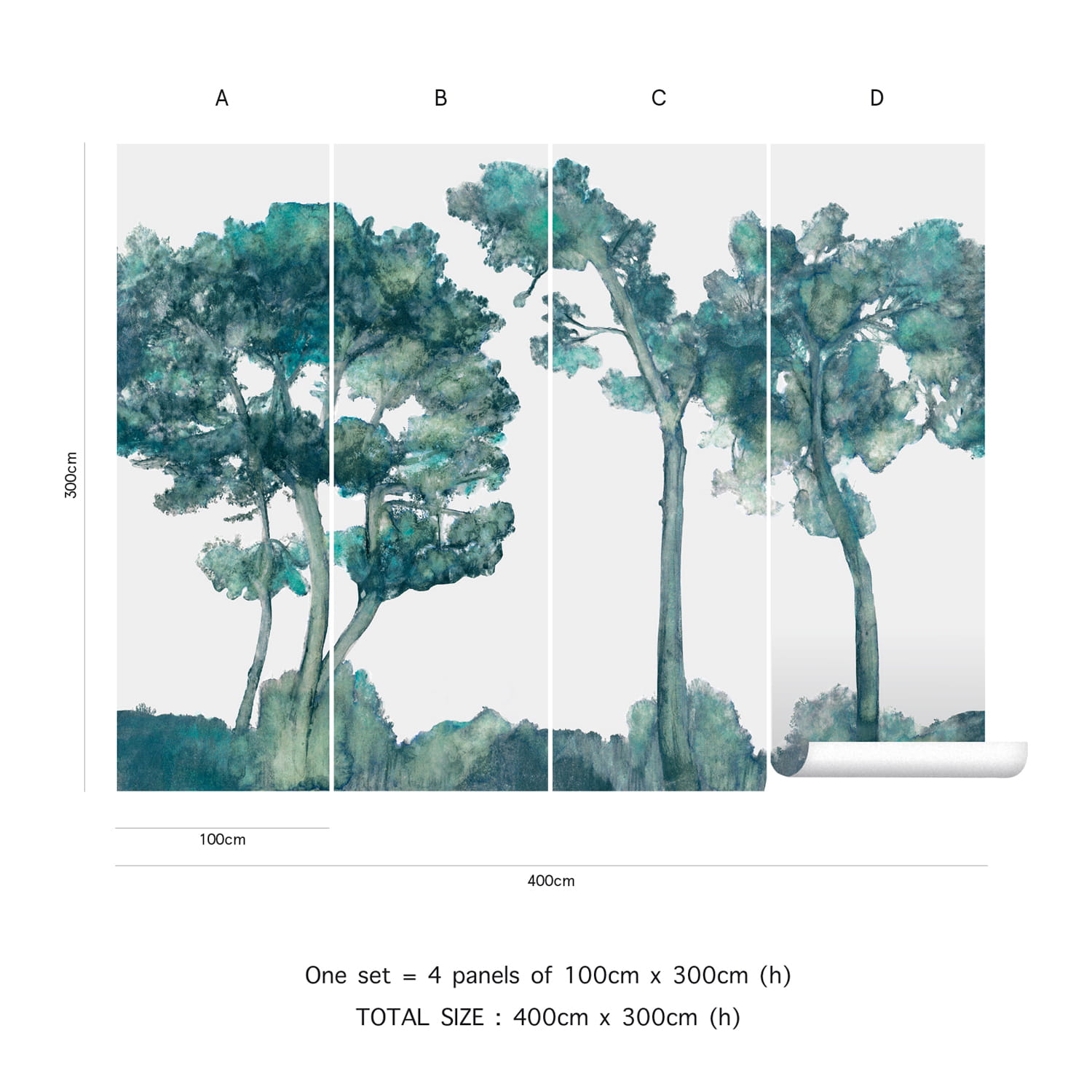 Wandbild Canopy - Forest