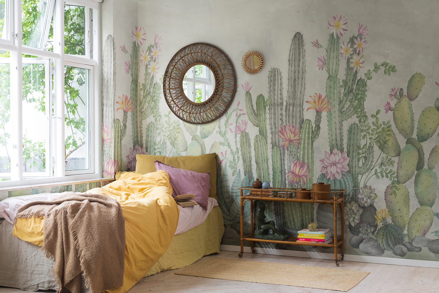 Wandbild Playful Cactus - Summer