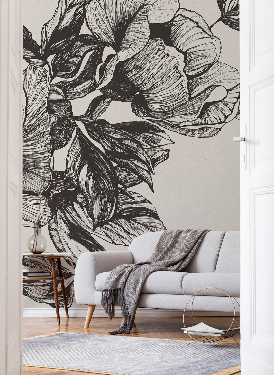 Wandbild Giant Peonies