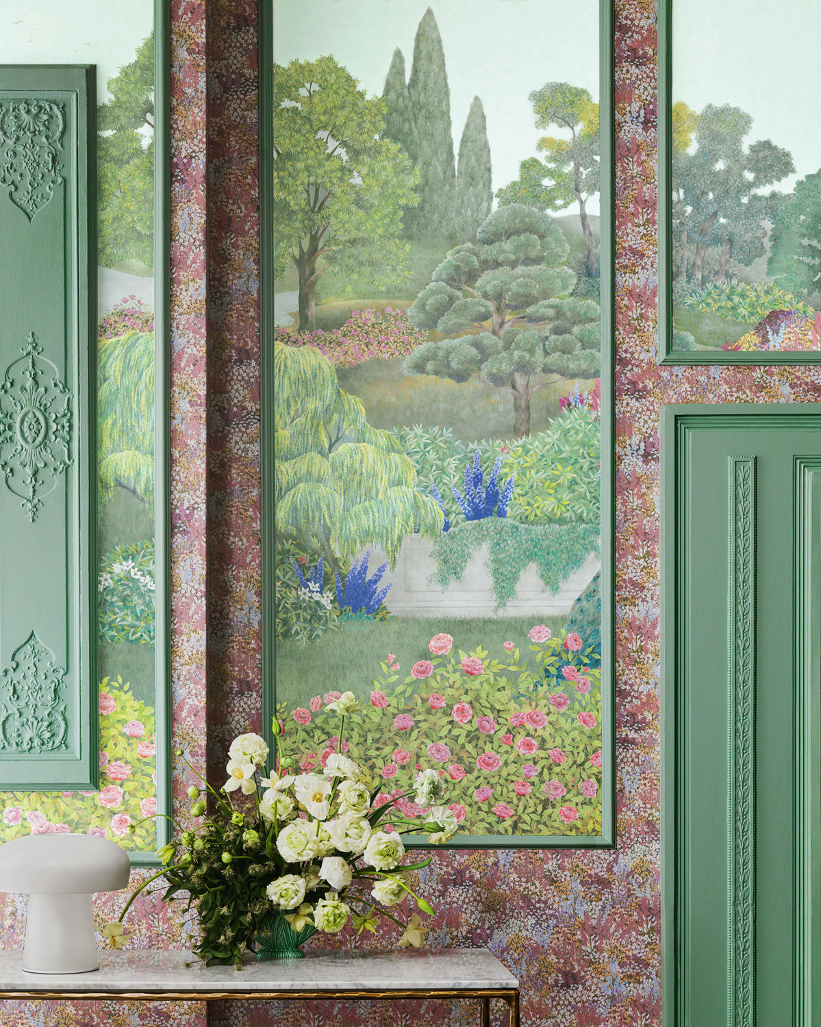 Tapete Grande Fleur - Peach & Blush