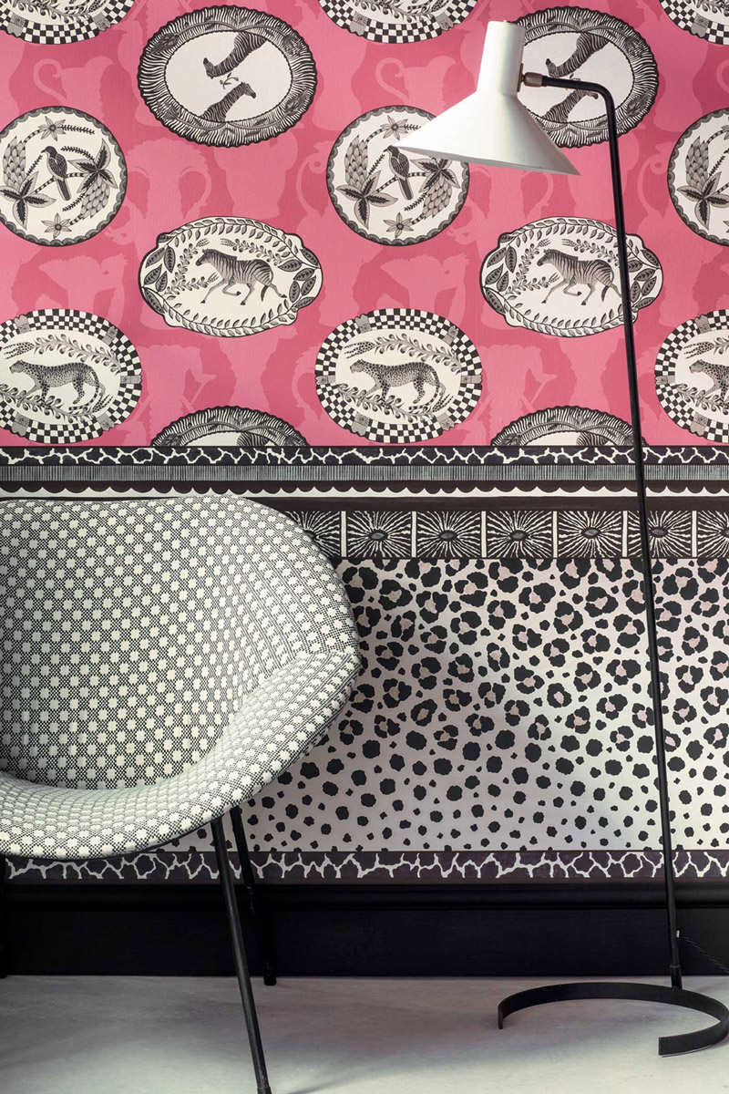Tapete Zulu Border - Black