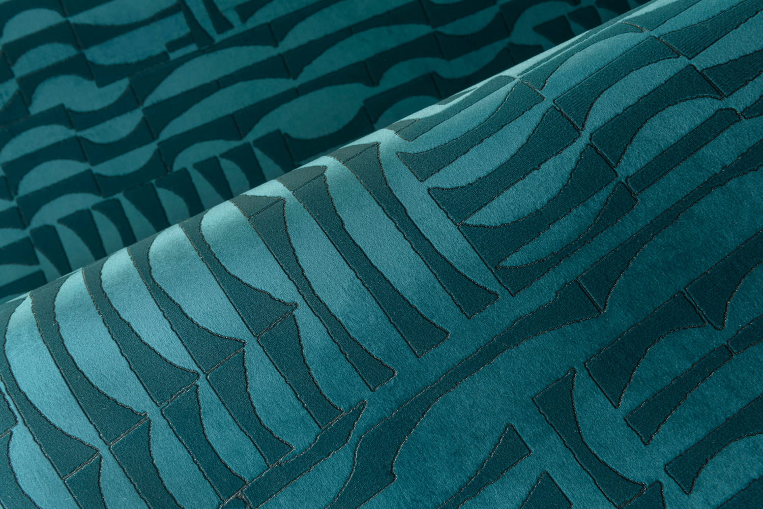 Tapete Barkhan - Teal