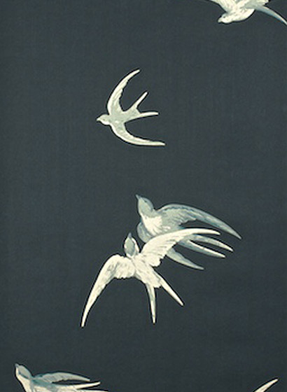 Tapete Swallows - Black