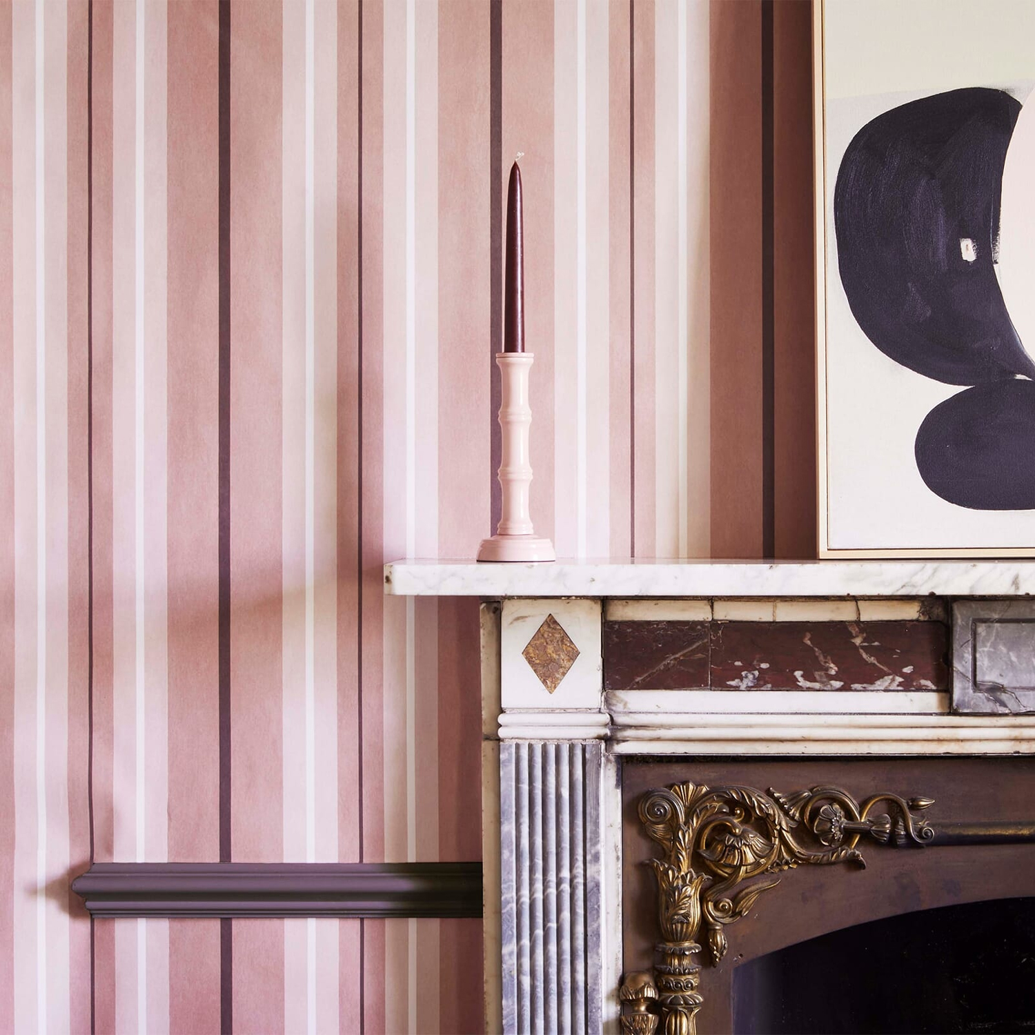 Tapete Lauriston Stripe - Sakura