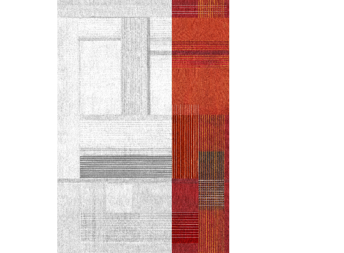 Wandbild Bonn - Red Panel 3