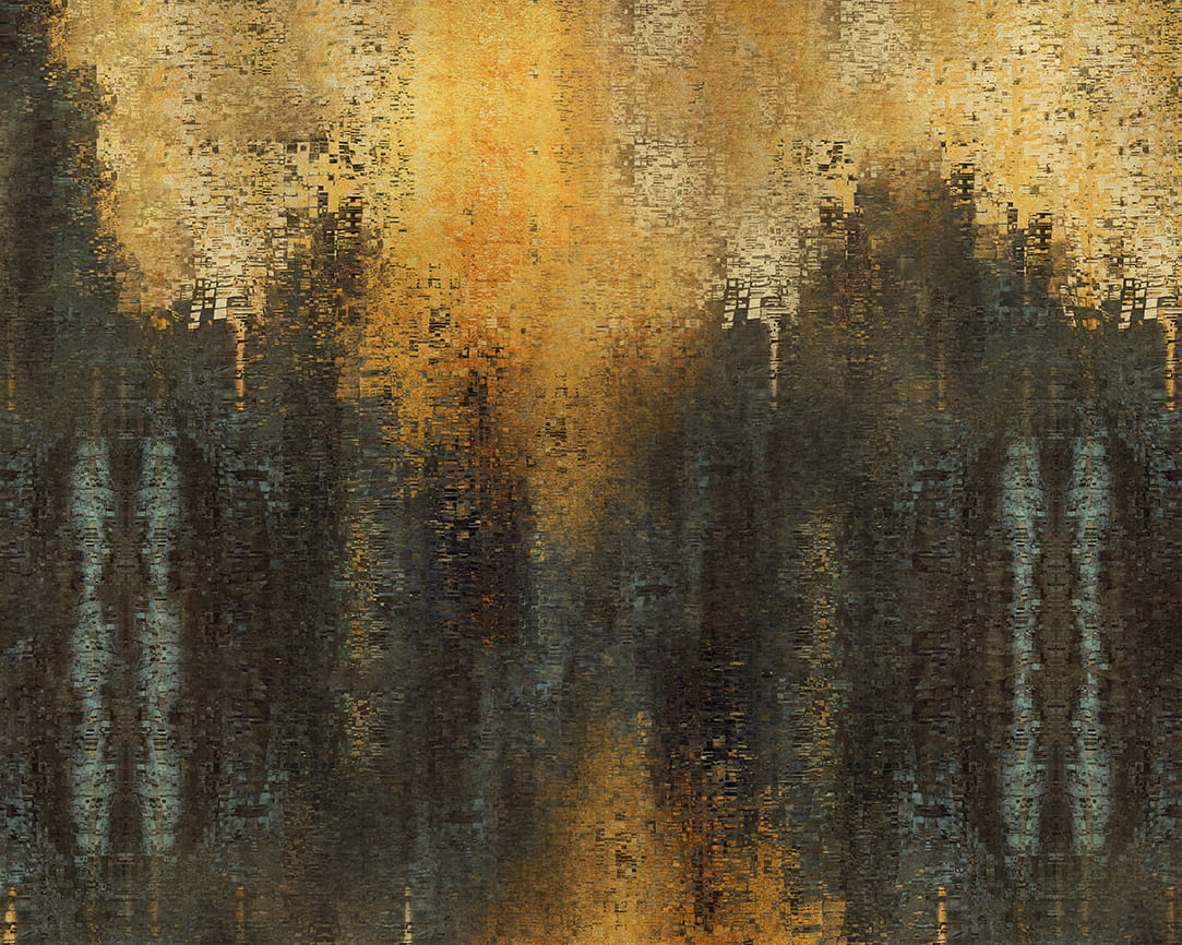 Wandbild Gustave Metallics - Gold