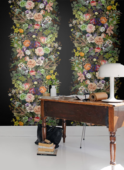Wandbild Flowerbed