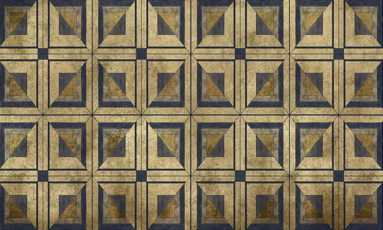 Wandbild Empire Metallics - Gold