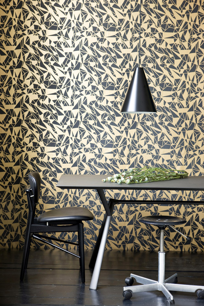 Tapete monroe - Black/ Gold