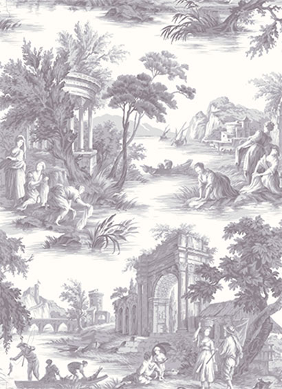 Tapete Villandry - Charcoal