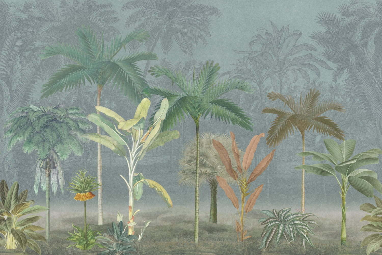 Wandbild Vintage Palms - 9455W