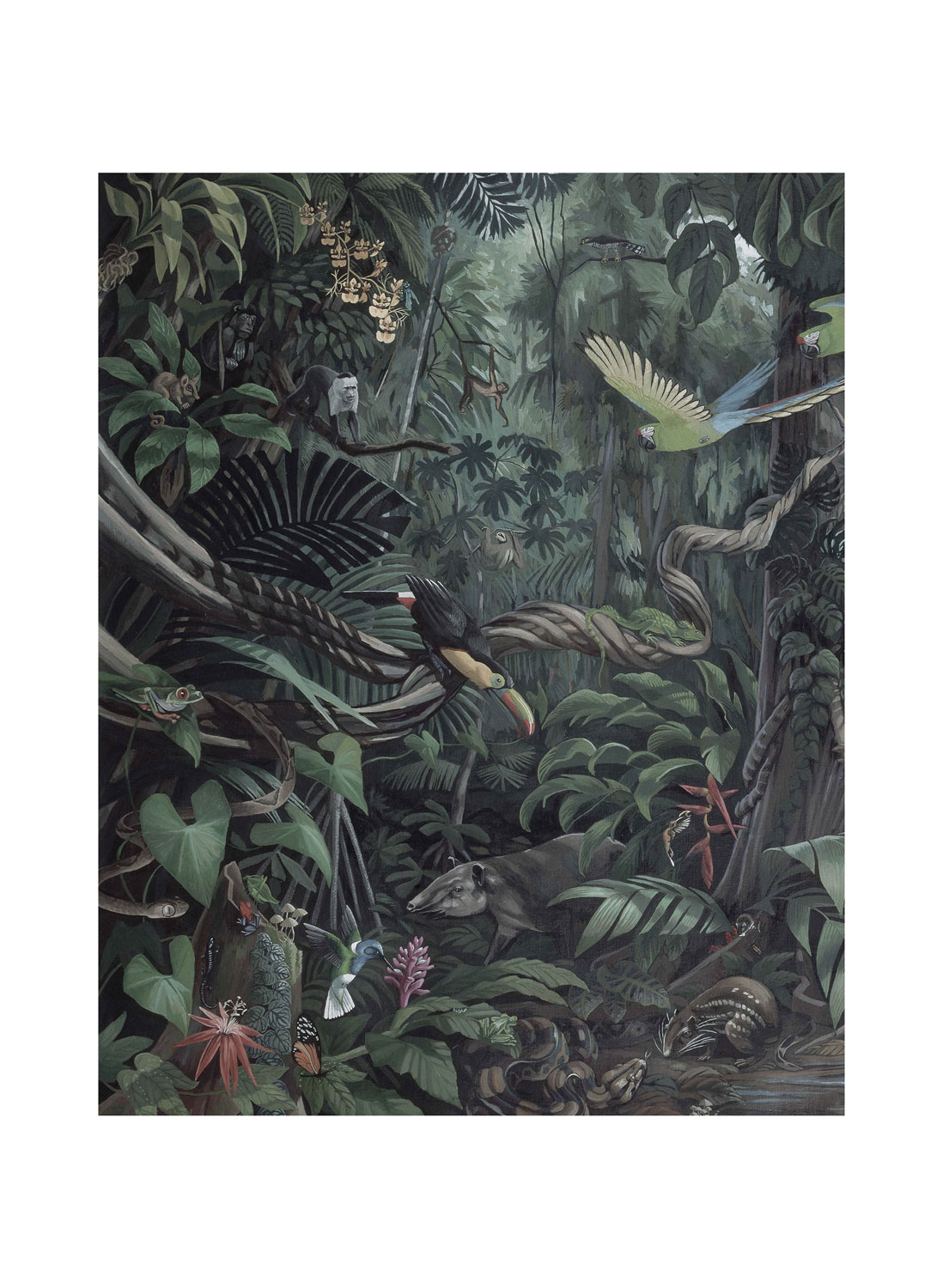 Carta da parati panoramica Tropical Landscapes 3 - XS