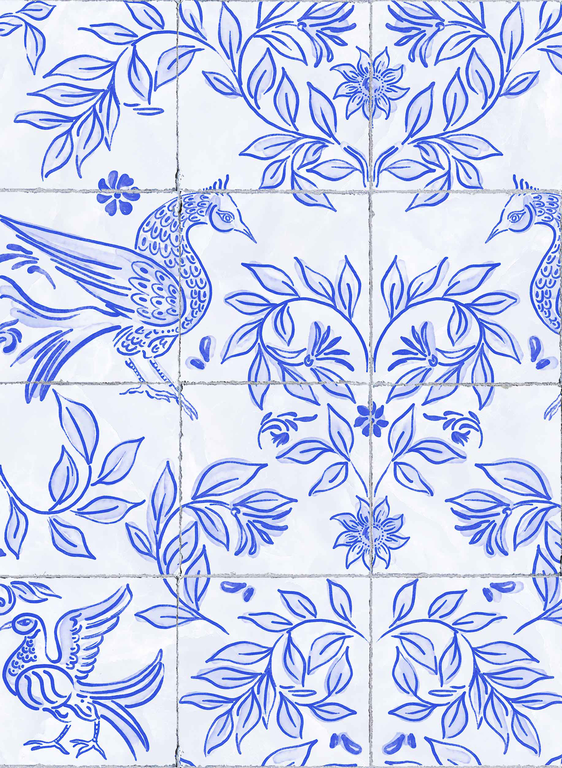 Tapete Ceramica - Blue