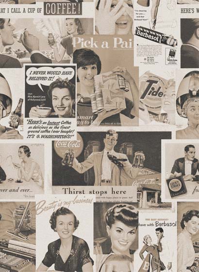 Tapete Retro Ads - WP20070