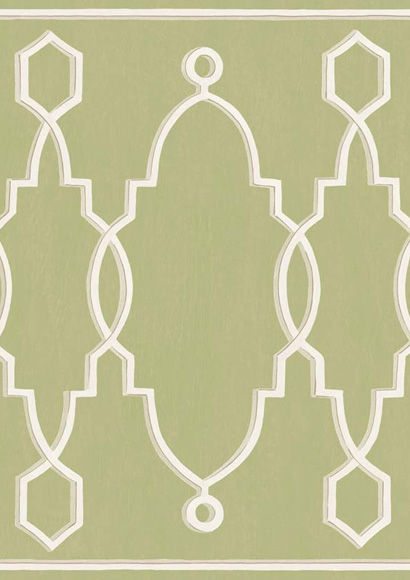 Tapete Bordüre Prre - Leaf Green