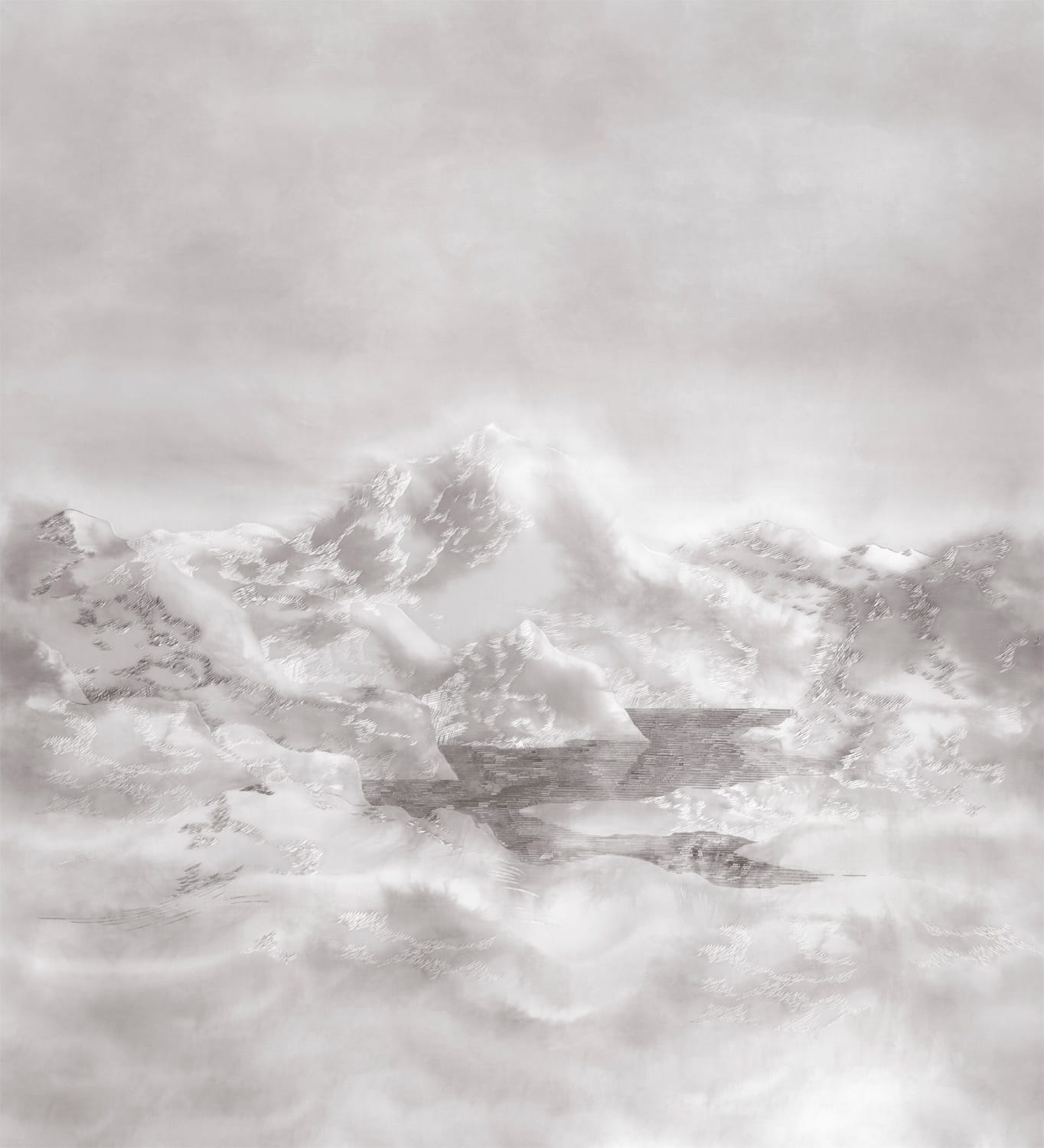 Papier peint panoramique Reflets d'Ossau - Original Panel A