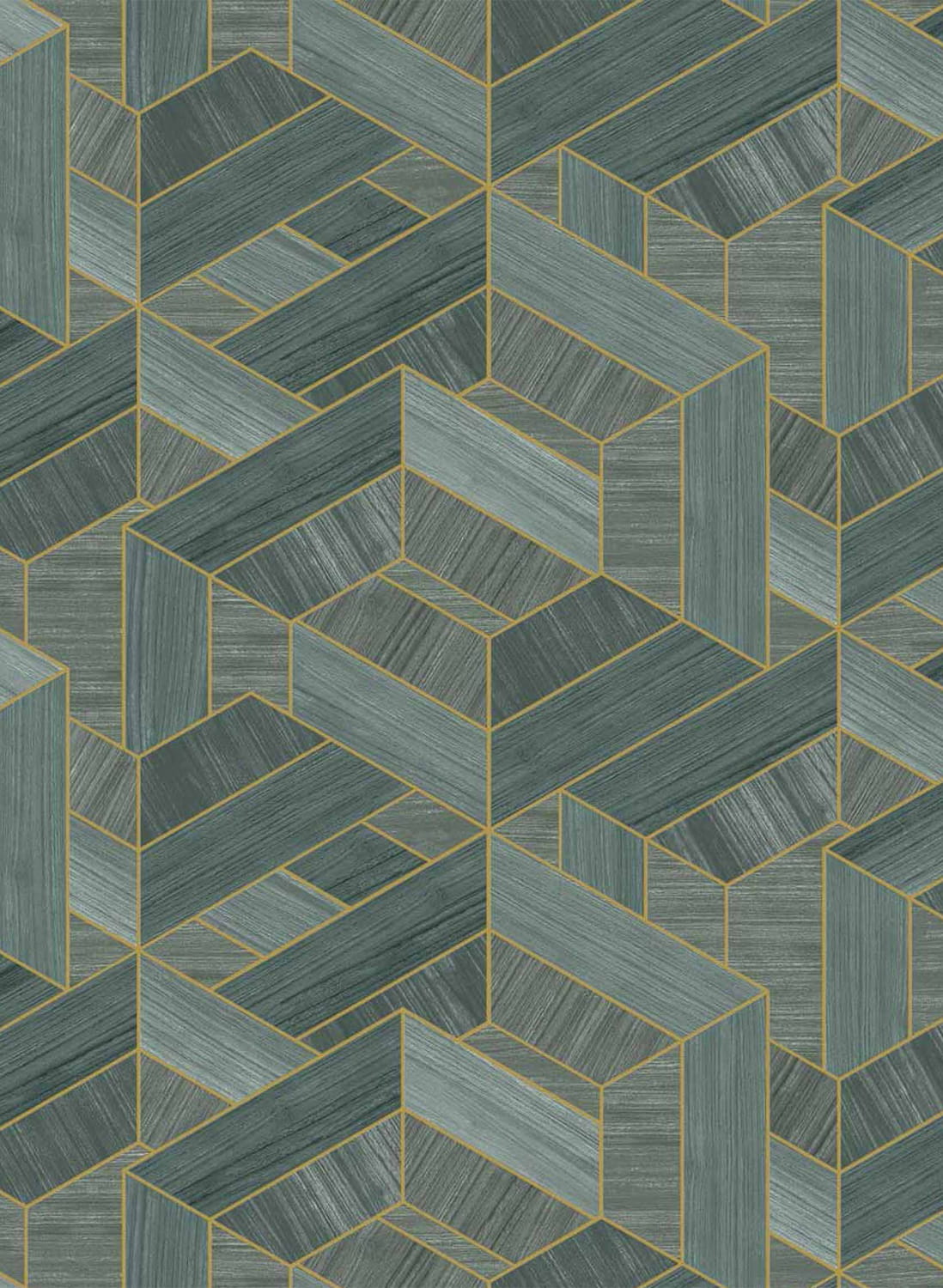 Tapete Hexagon - Lagoon