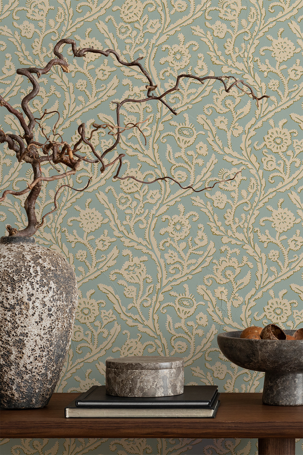 Papier peint Letti - Bright Blue