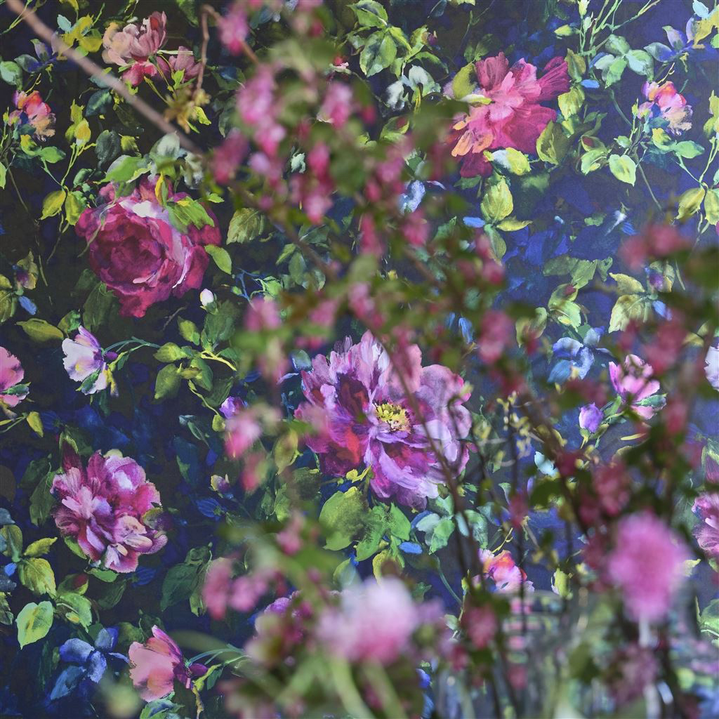 Tapete Gertrude Rose - Fuchsia