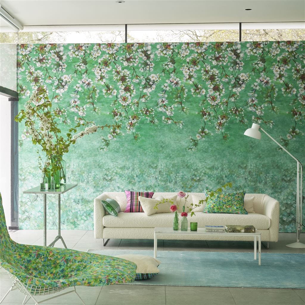 Wandbild Assam Blossom - Emerald