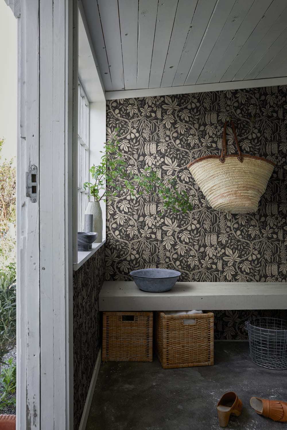 Tapete Fig Garden - Charcoal
