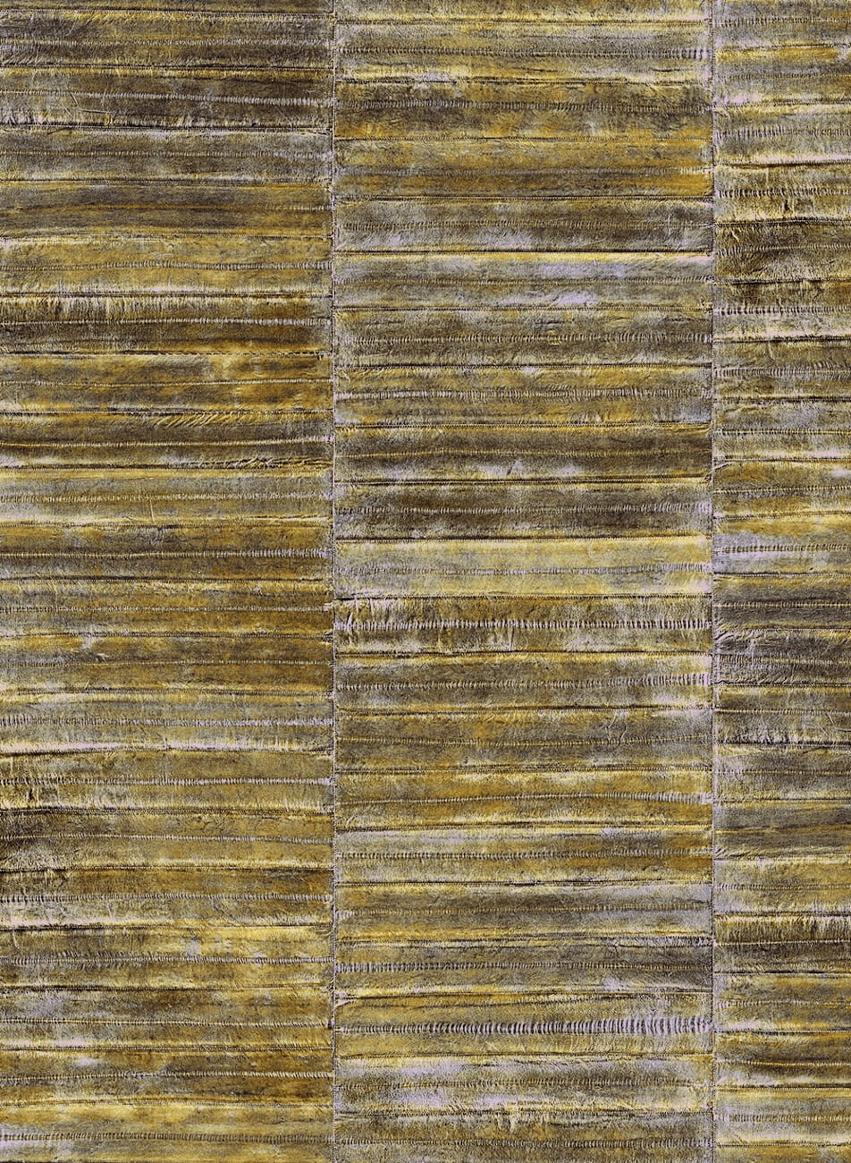 Tapete Anguille - Gold/ Silber