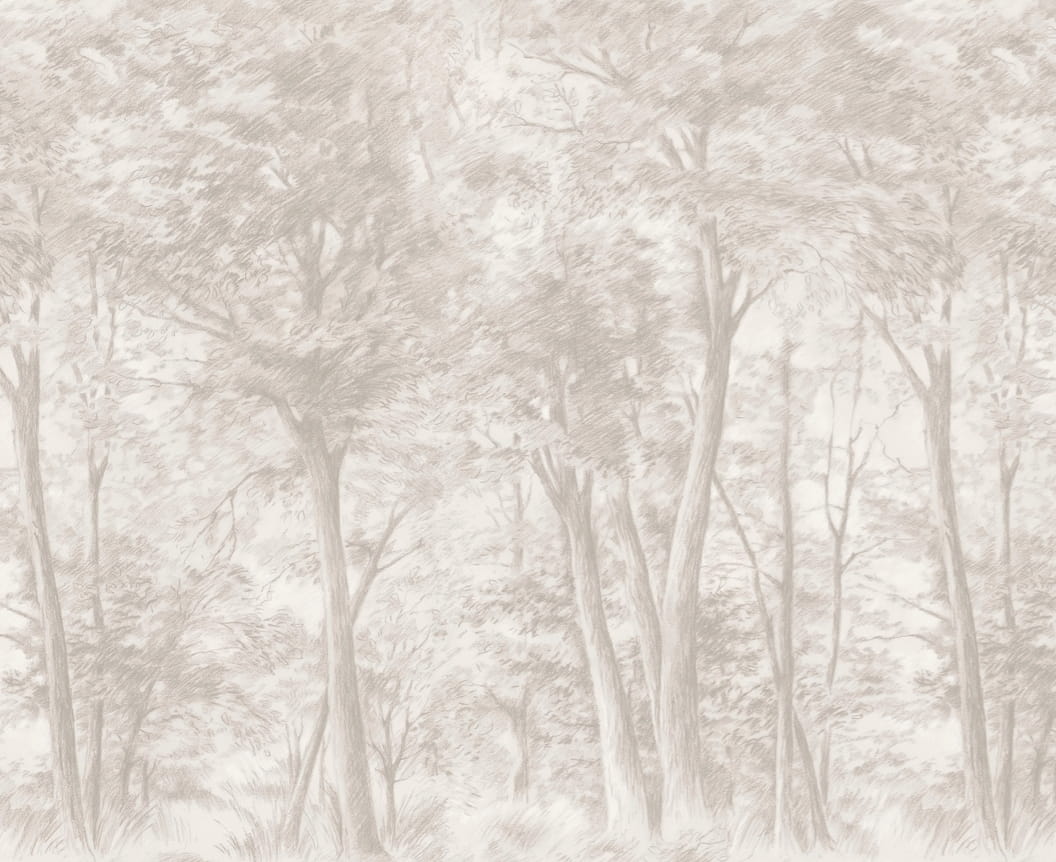 Wandbild Sketch of Trees - 9631W