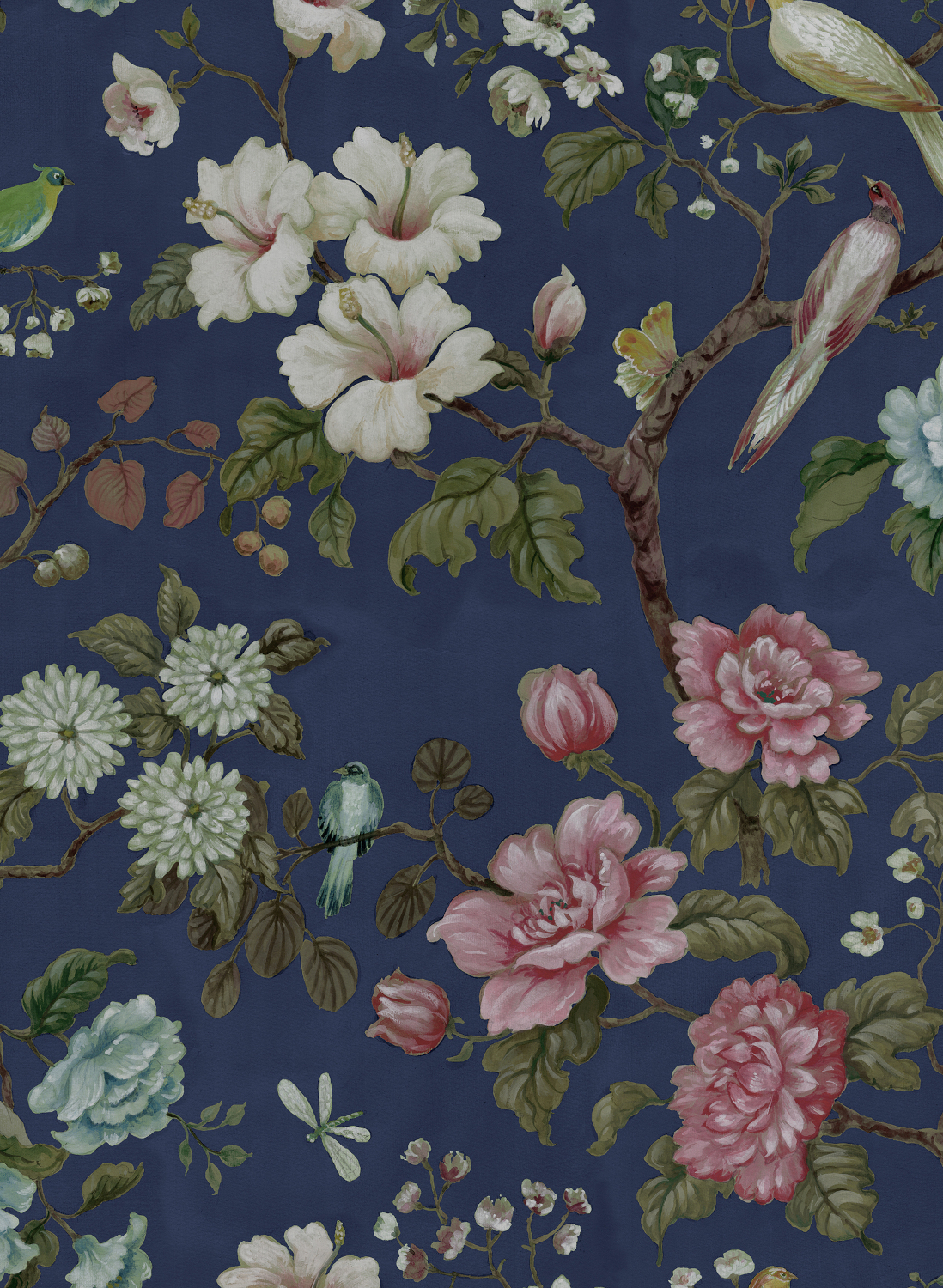 Tapete Petit Flora - Blue