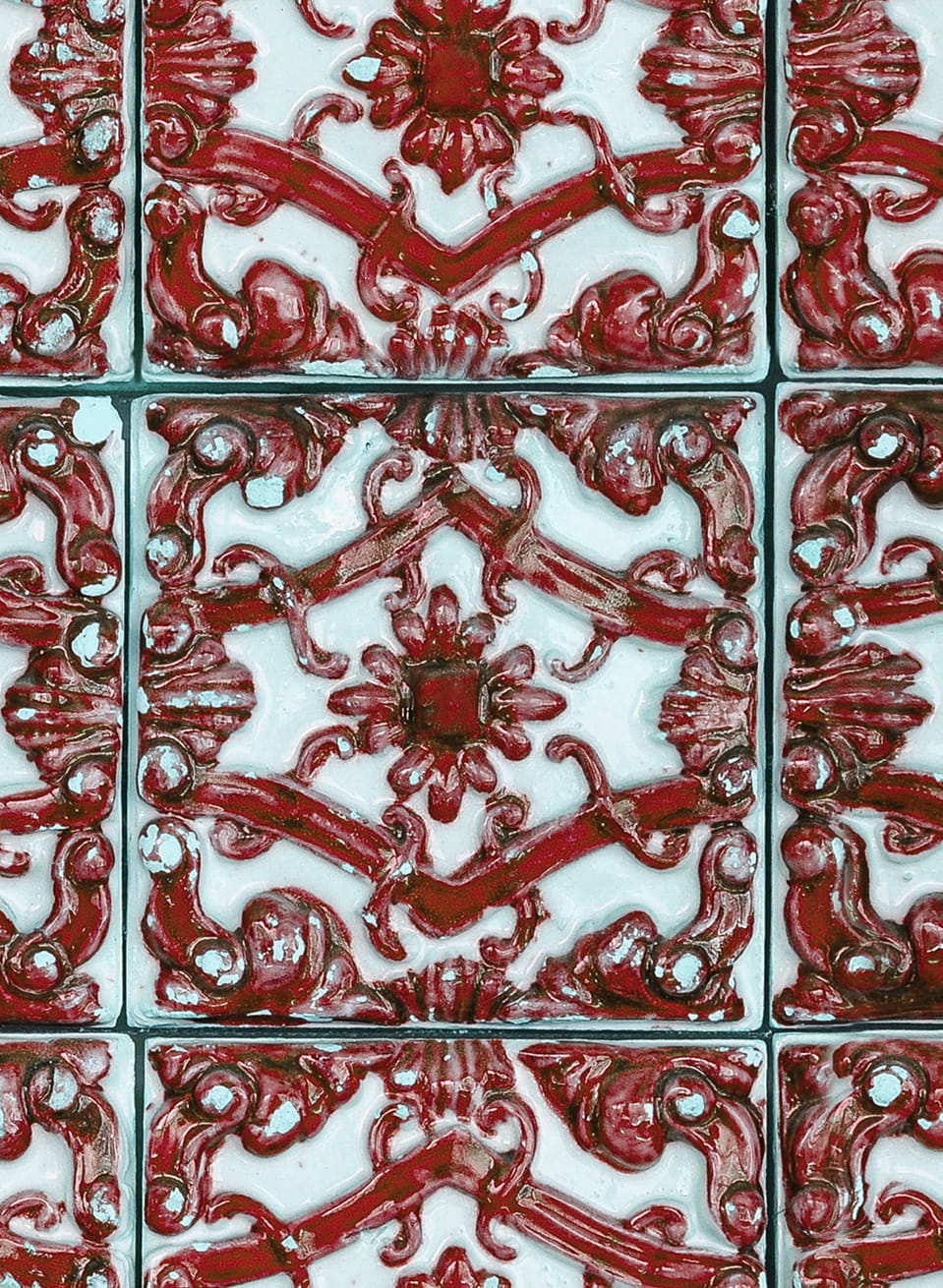 Tapete Artisan Tiles - Indian Red