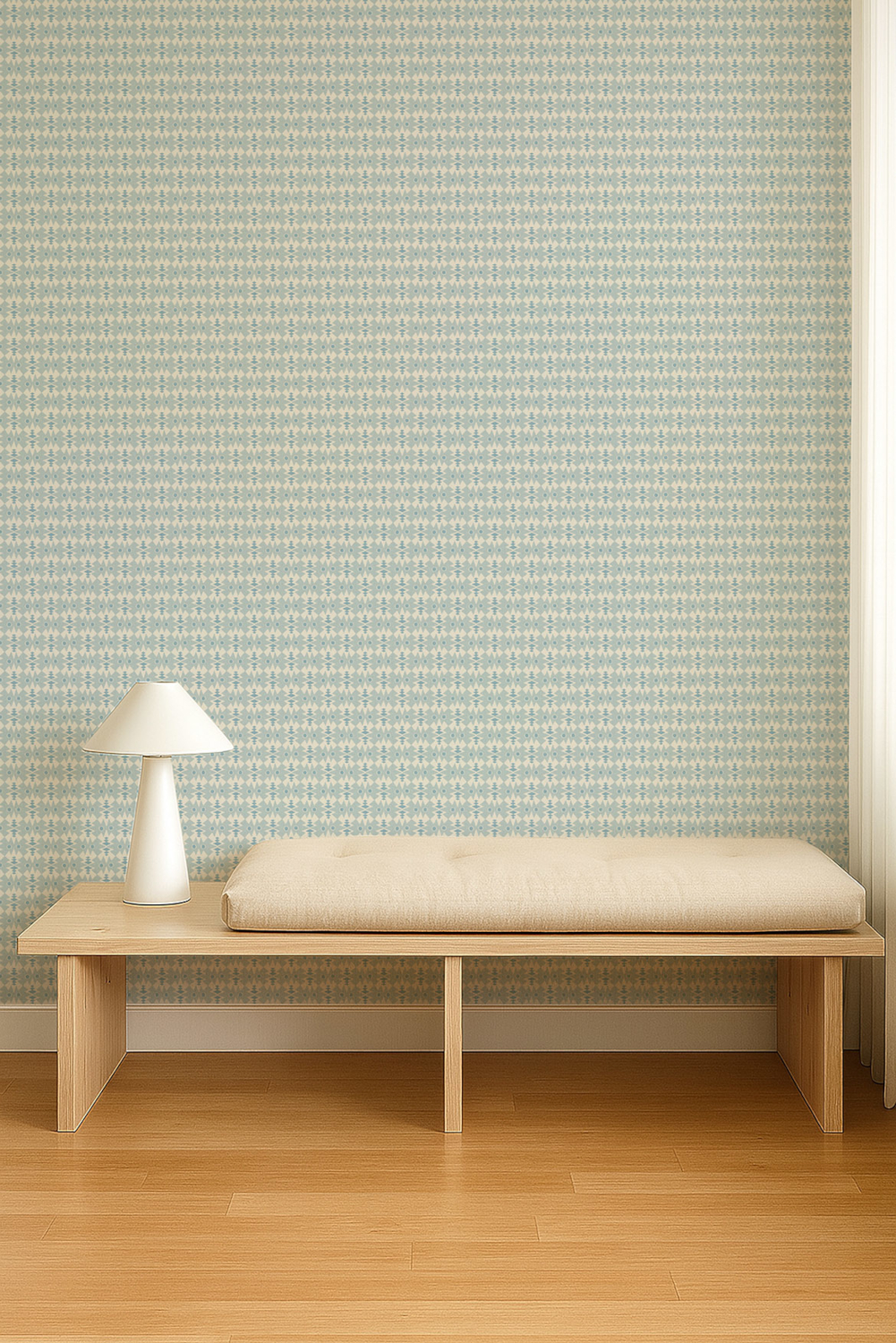 Tapete Owl & Butterfly - Denim