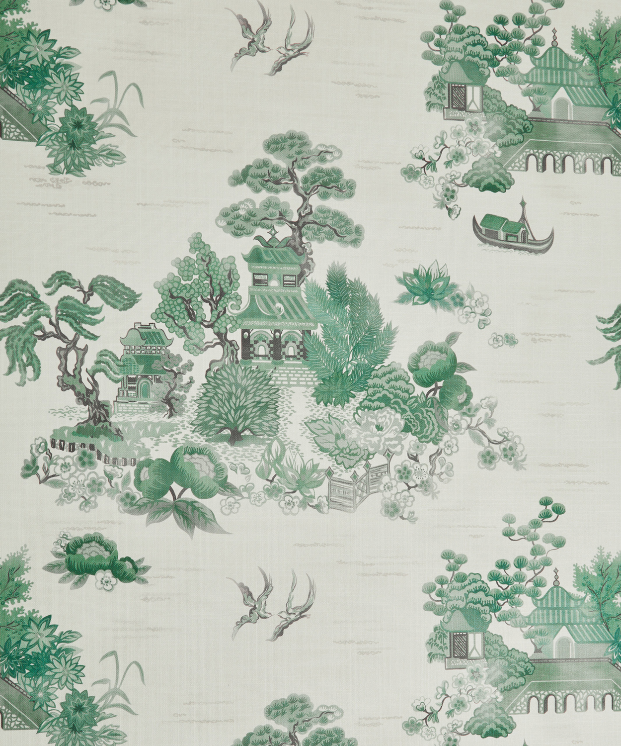 Tapete Floating Palace Linen - Jade