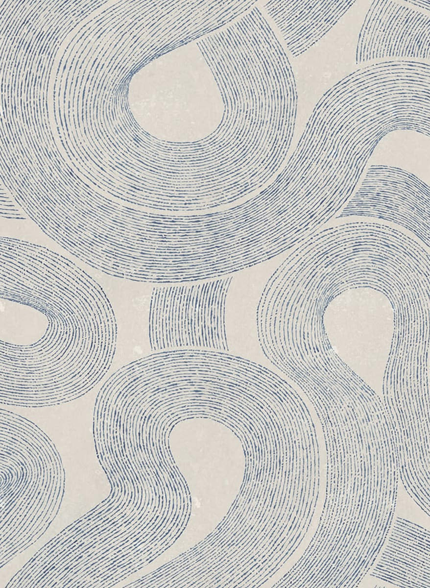 Wandbild Zen - Indigo Blue