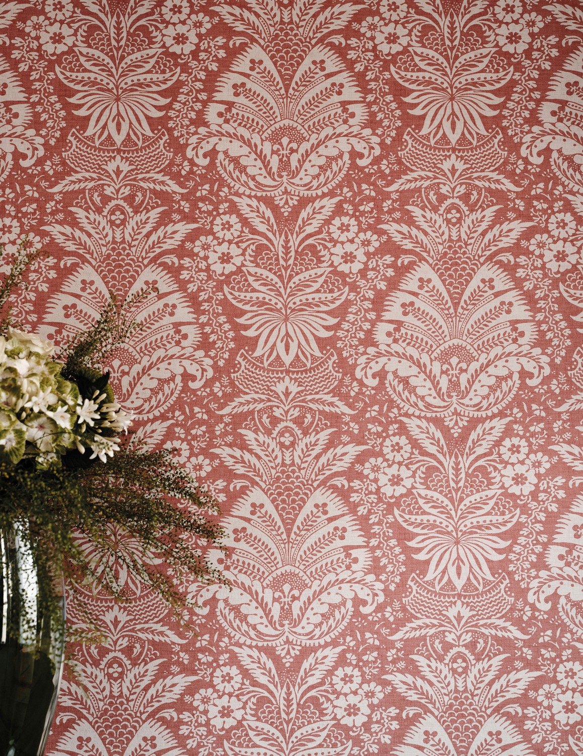 Tapete Bourton Damask - Rose 01