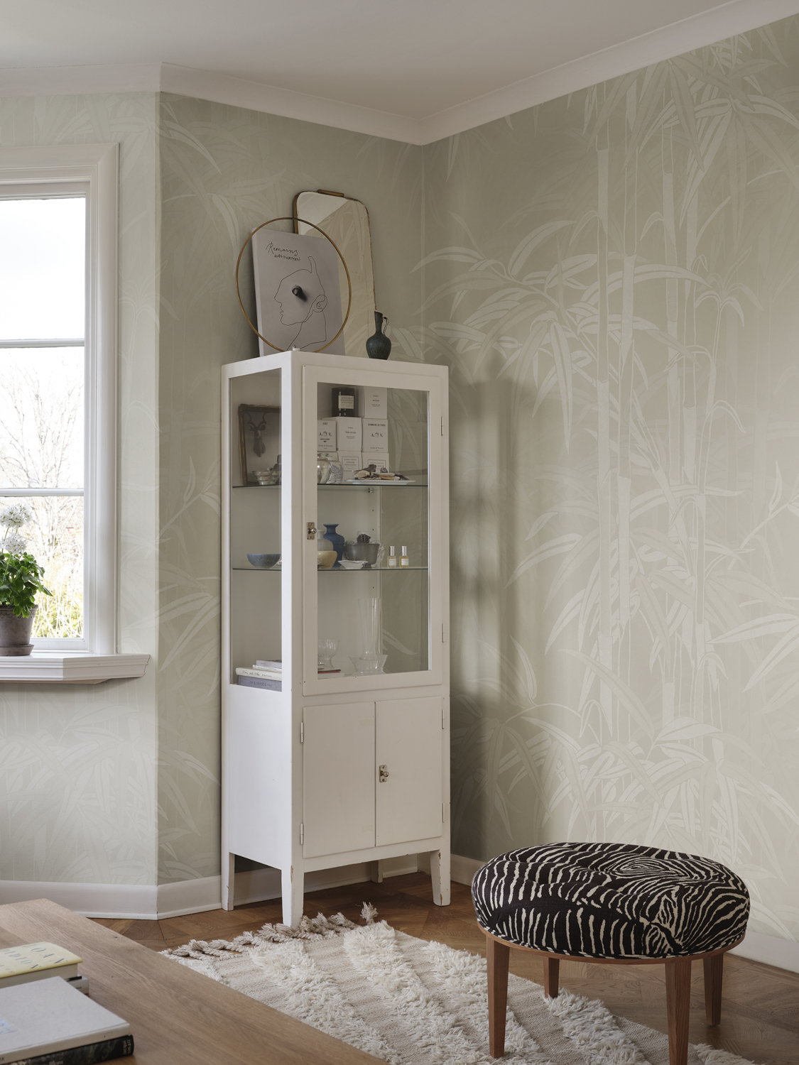 Wandbild Leon Mural - Beige