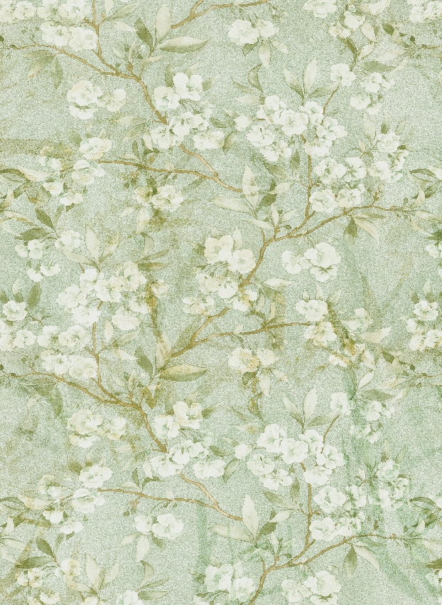 Wandbild Momo - Green Panel 6