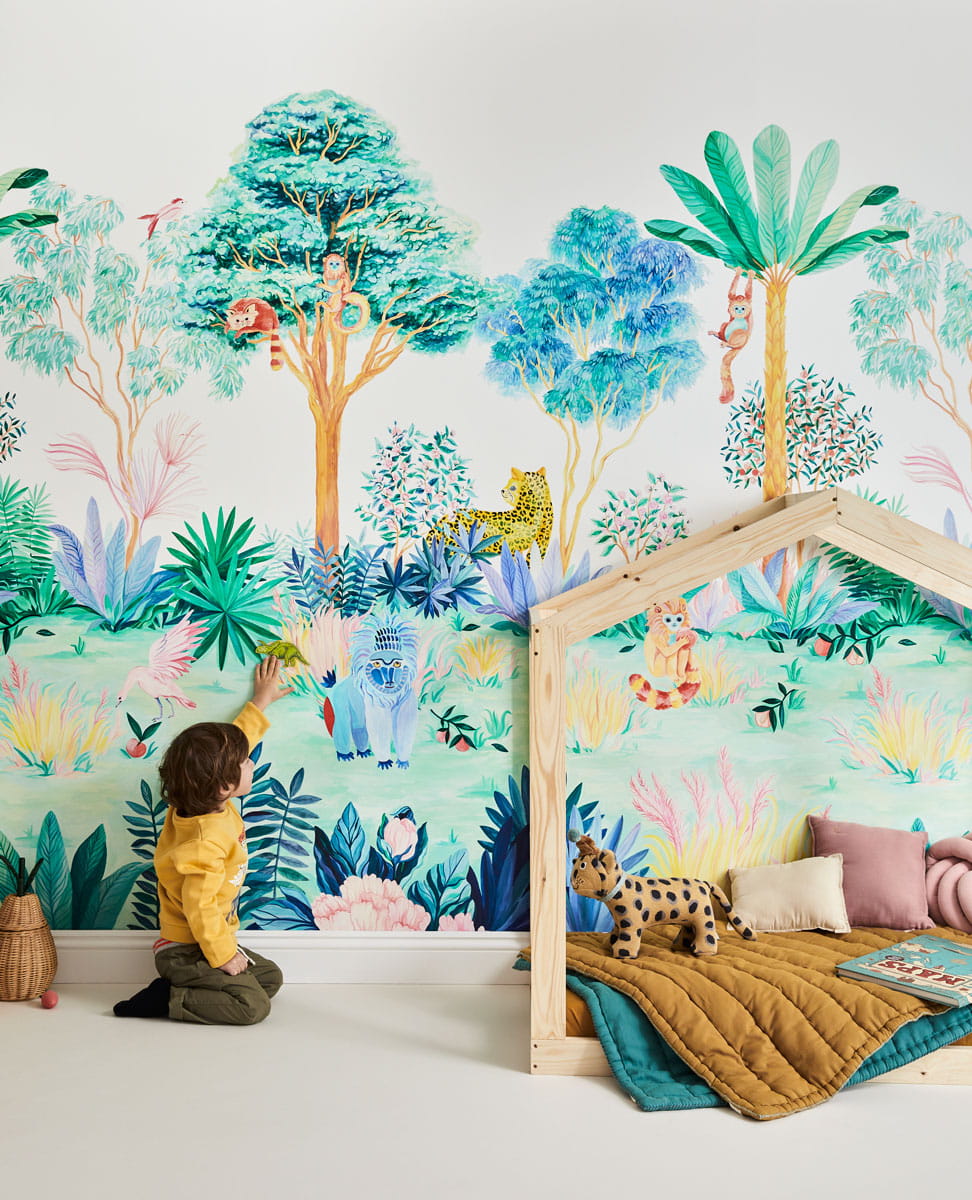 Wandbild Jungle - Colour