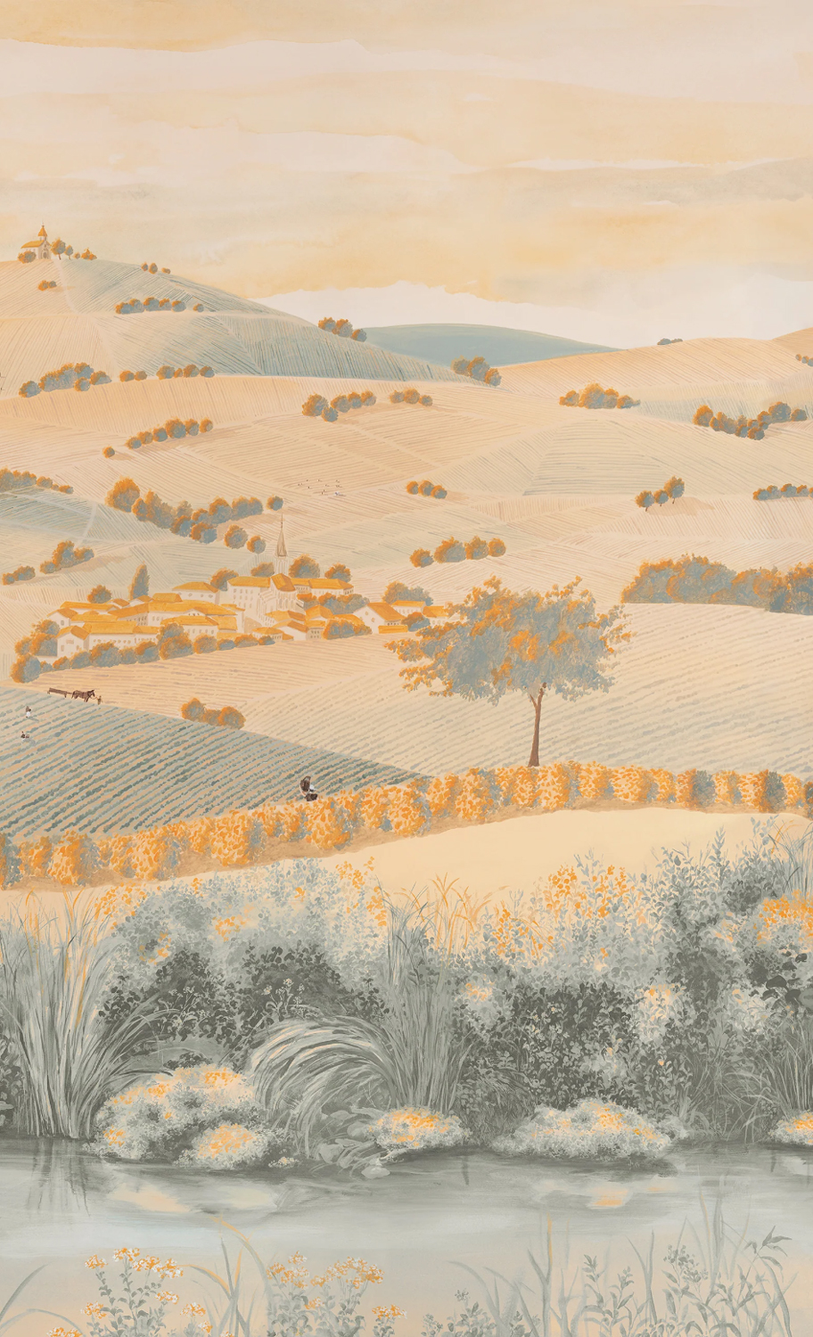 Wallpaper Vendanges - Original Panel B