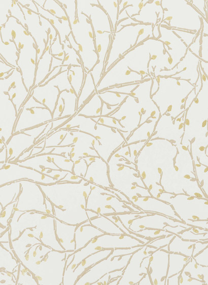 Tapete Twiggy - Ivory/ Stone/ Gold
