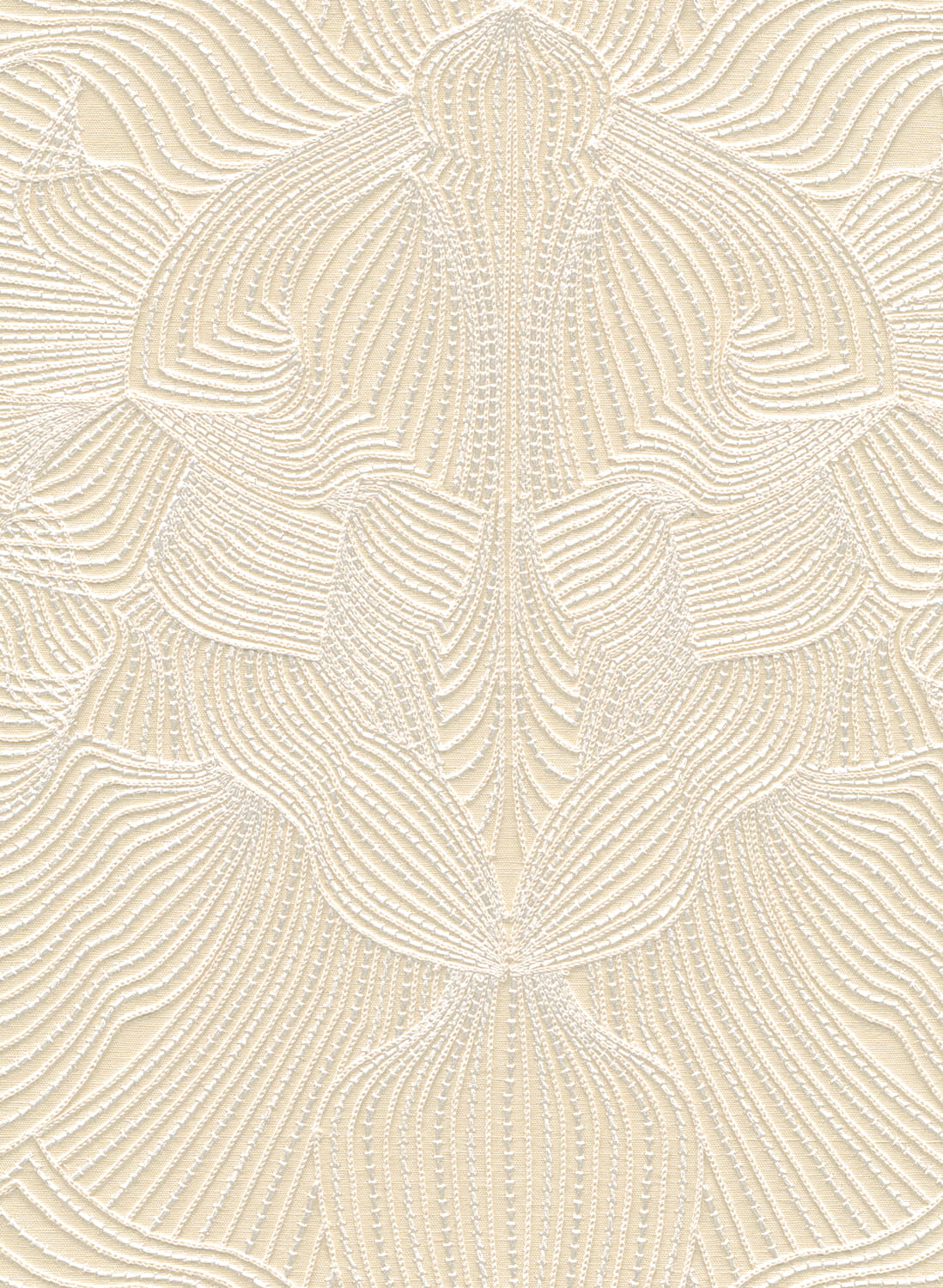 Tapete Techno Bee Embroidered - Ivory