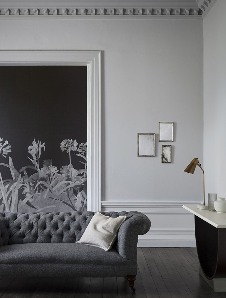 Wandbild Aloe Walk - Perse Grey