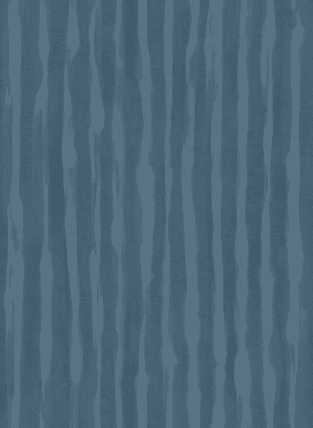 Carta da parati True Punk Stripe - Denim