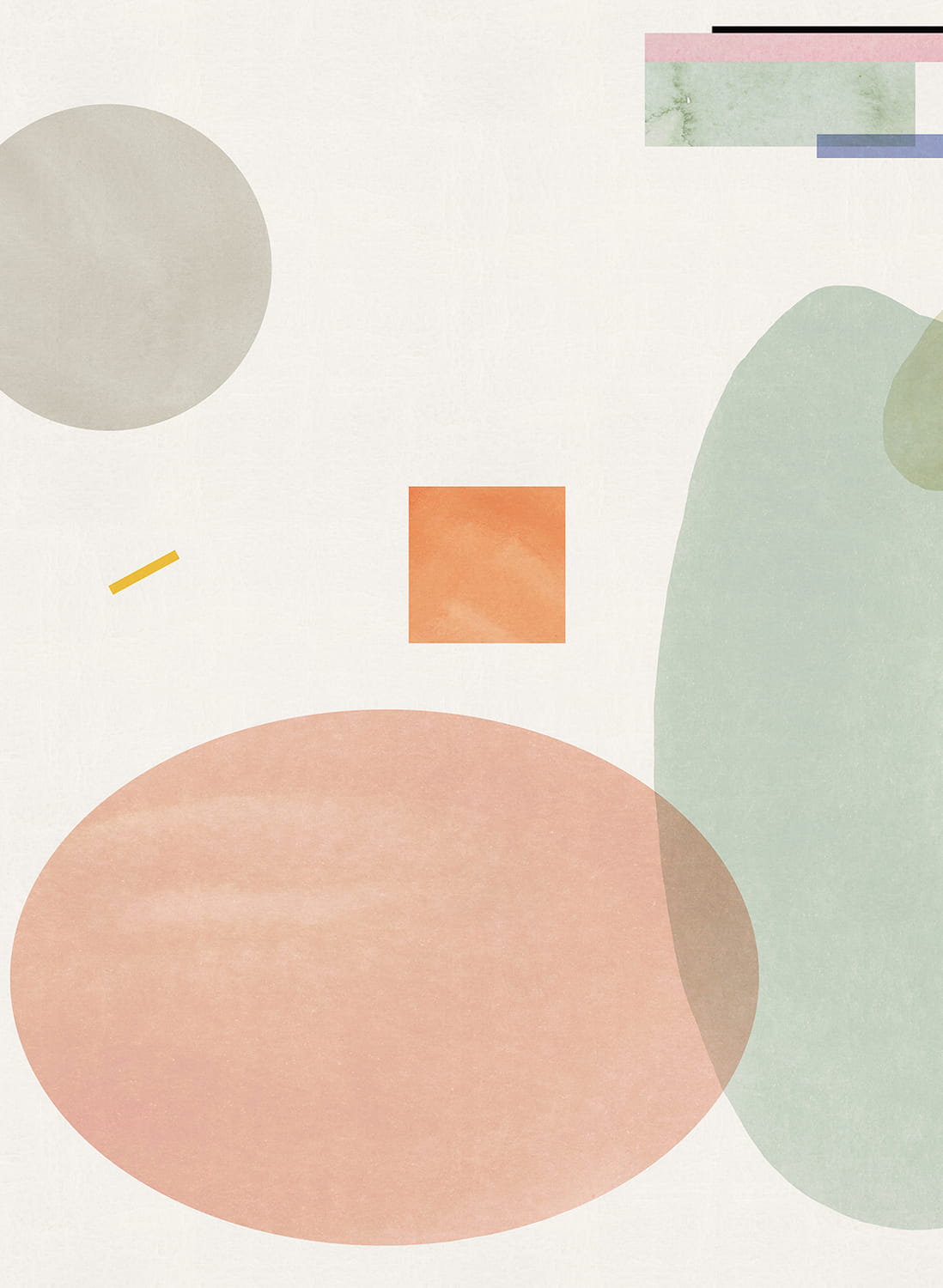 Wandbild Geometry - Pastel