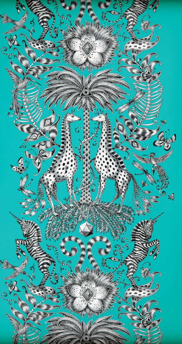 Tapete Kruger - Teal