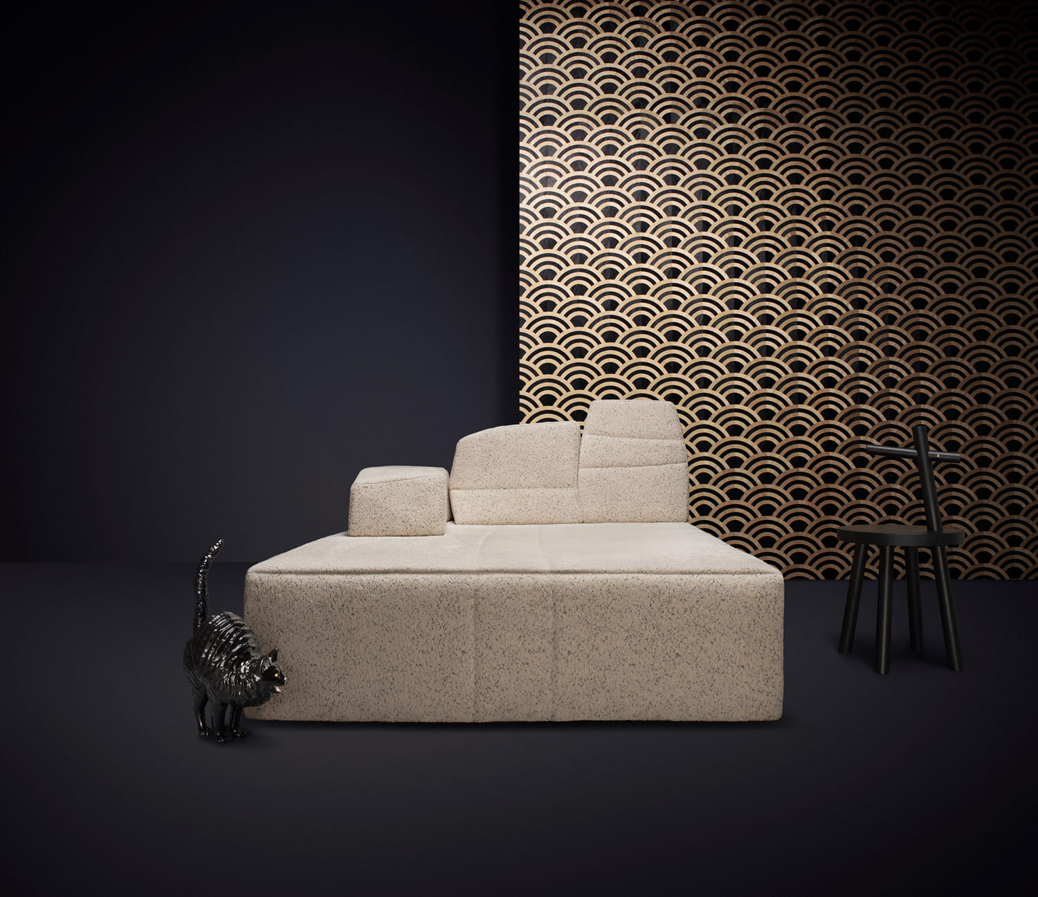 Tapete Lucky O's - MO3040 - Birch & Black